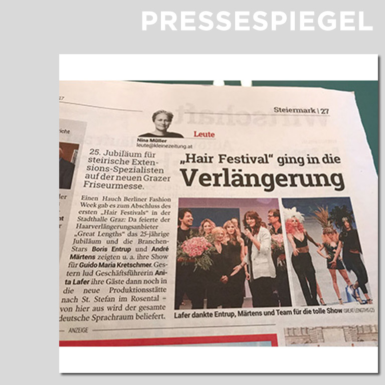 Hairfestival ging in die Verlängerung (© Kleine Zeitung)