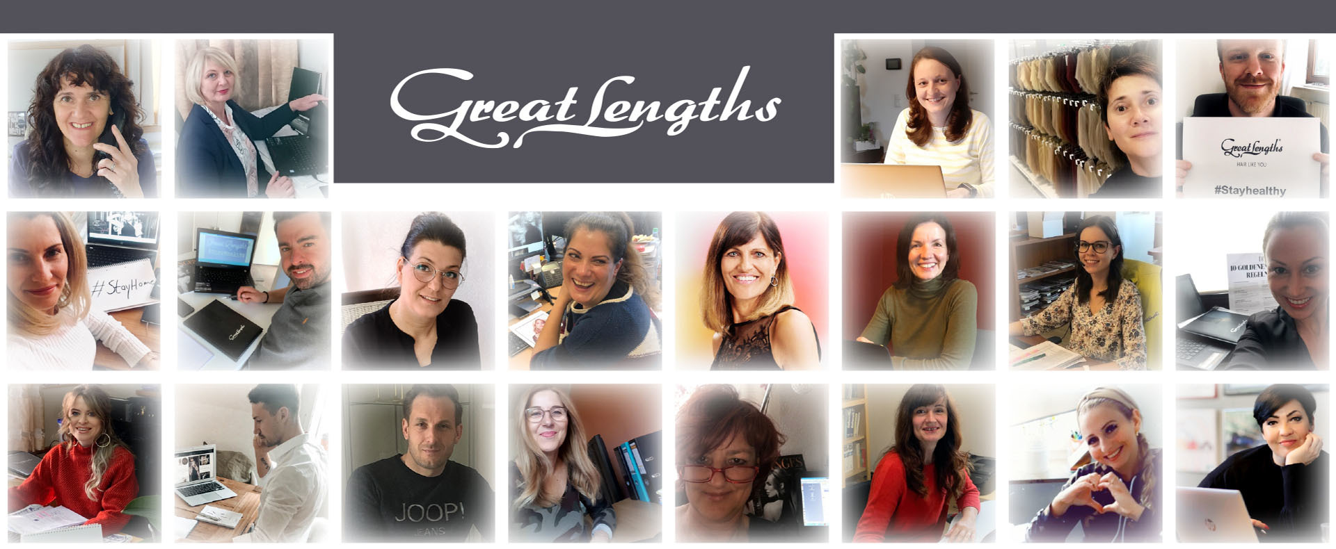 DIE GREAT FAMILY IST FÜREINANDER DA! (© Great Lengths)