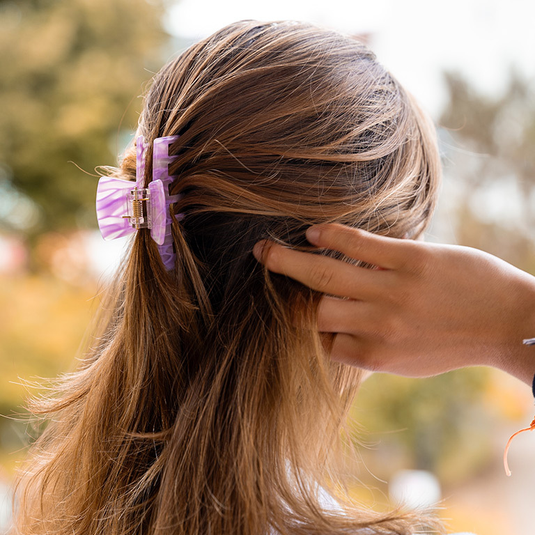 Haarklammer Curve Lilac