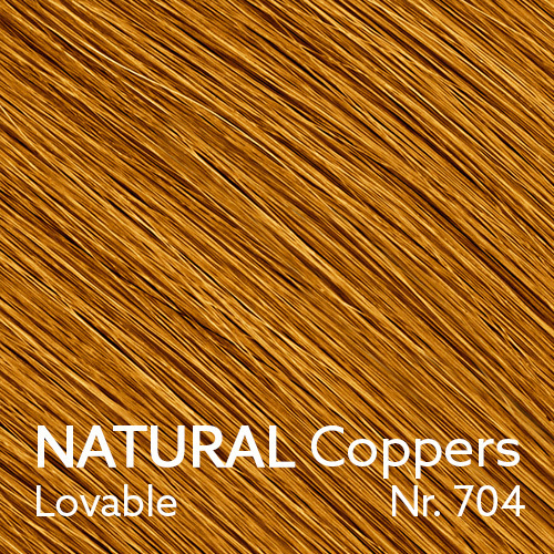 NATURAL Coppers - Lovable - Nr. 704 - 3 Längen (30 cm, 40 cm, 50 cm) (© YOUYOU Hair)
