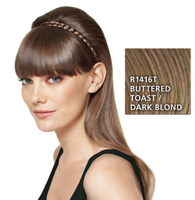 French Braid Band, geflochtenes Haarband, Buttered Toast:  (© HAIRUWEAR)