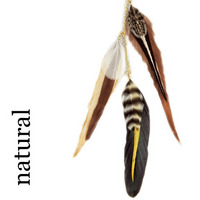 Feather Charms . natural (© Great Lengths) Feather Charms . natural: (© Great Lengths)