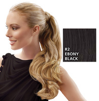 23 inch Wrap Around Pony, Ebony Black