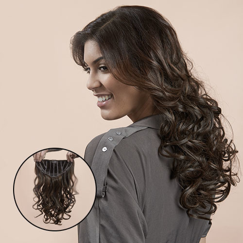 23" Clip in<br>Wavy Extension