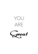 THE G POSTER "YOU ARE GREAT"